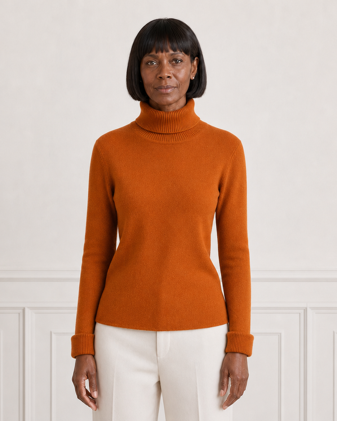 Sweater met turtle neckline