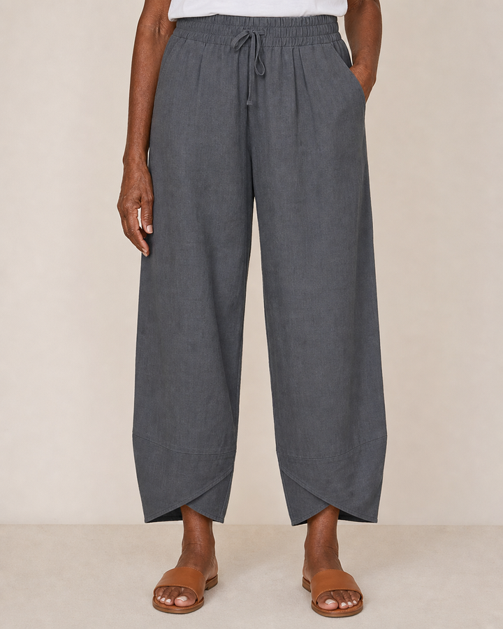 Tarni | Chic Breathable Summer Pants — Gray
