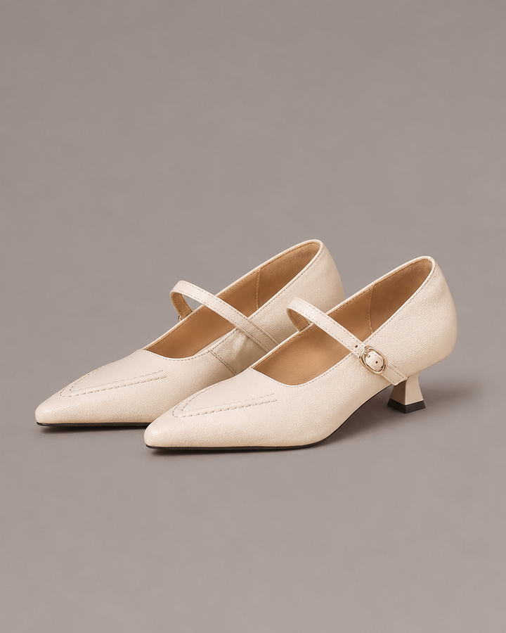 Latanya | Genuine Leather Heels