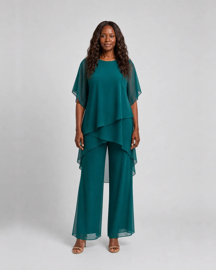 Roxina | Elegant Evening Party Pant Set