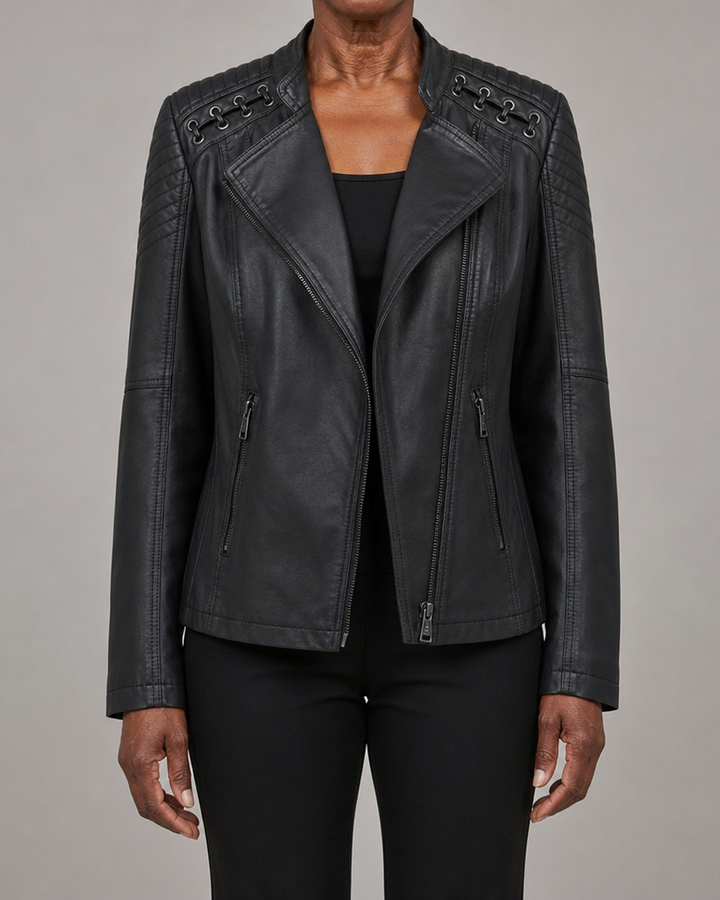 Valentina | Moto-Style Zip-Up Jacket