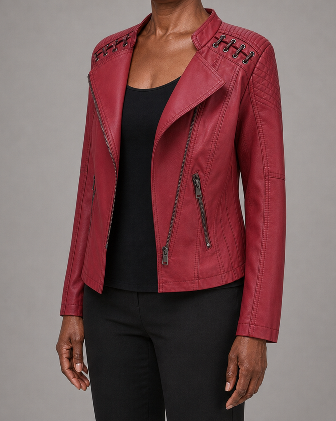 Iris | Moto-Style Zip-Up Jacket
