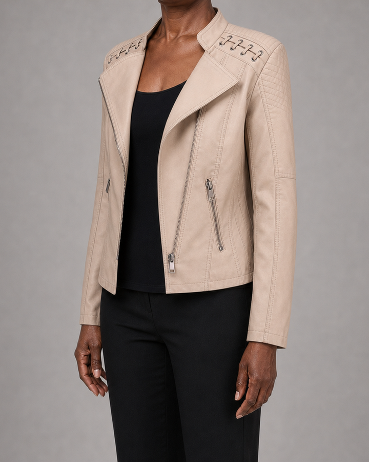 Iris | Moto-Style Zip-Up Jacket