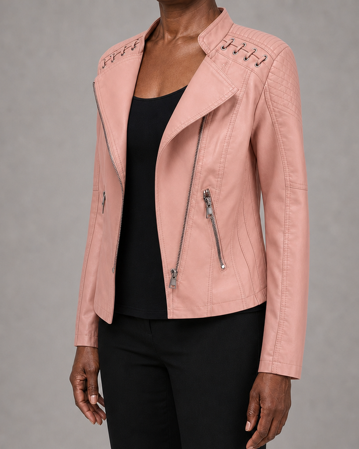 Iris | Moto-Style Zip-Up Jacket