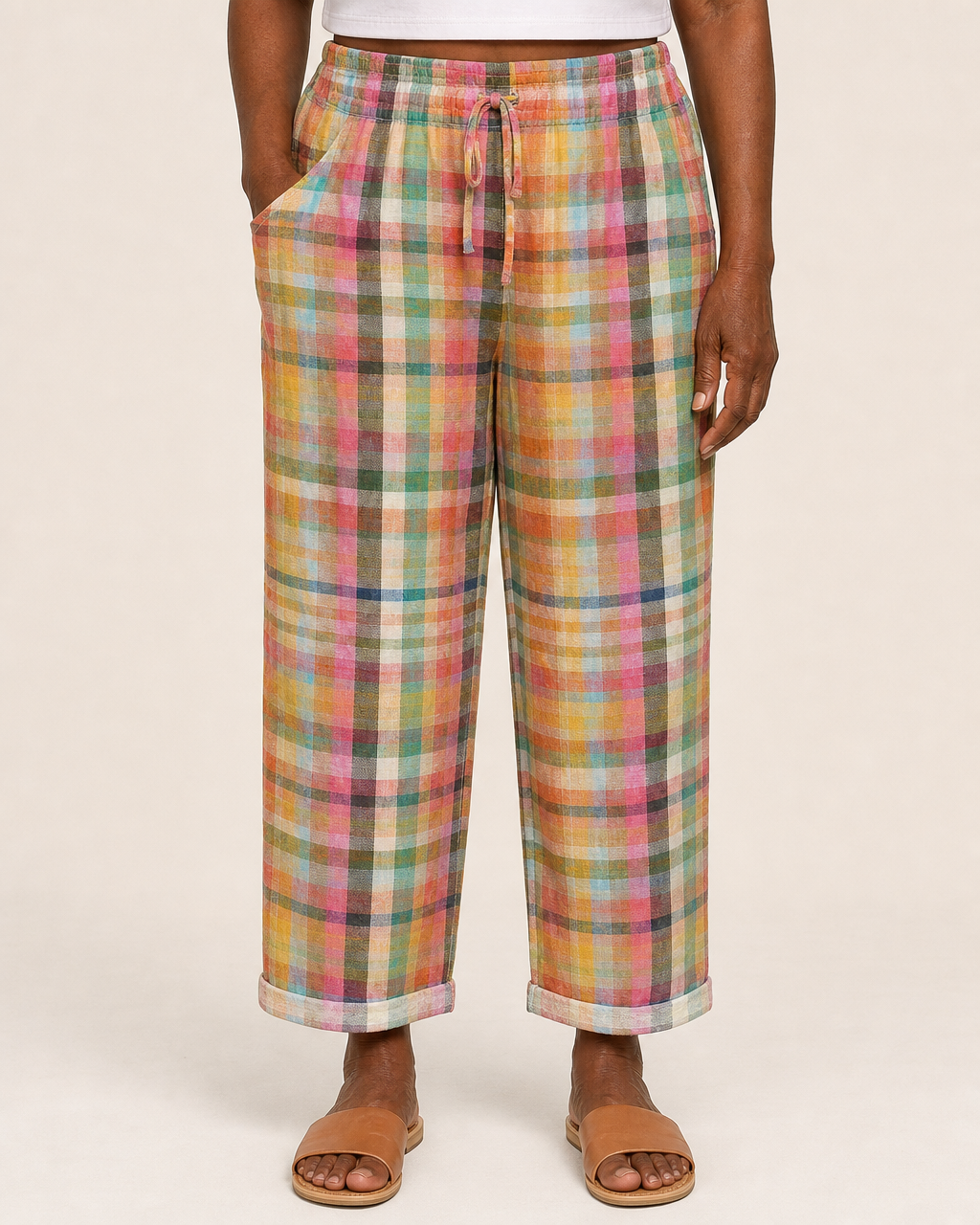 Valerie | Comfortable Casual Weekend Pants — Multicolor