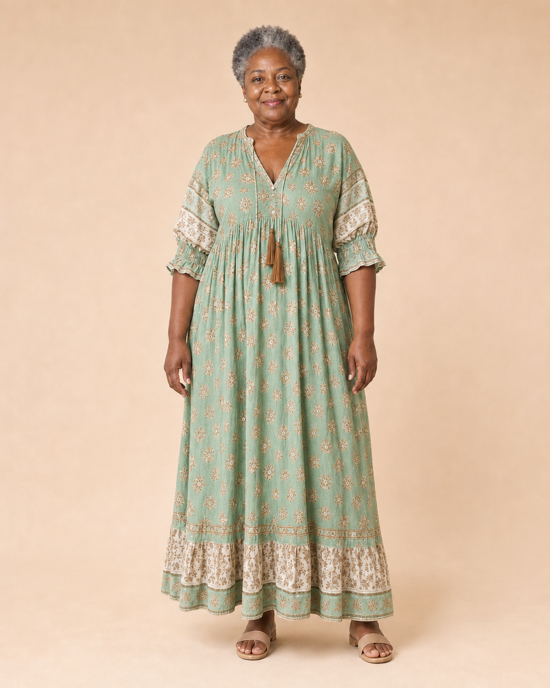 Corinthia | Relaxed Bohemian Maxi Dress