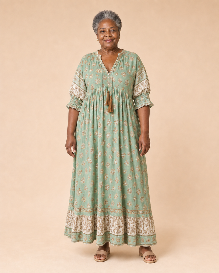 Corinthia | Relaxed Bohemian Maxi Dress