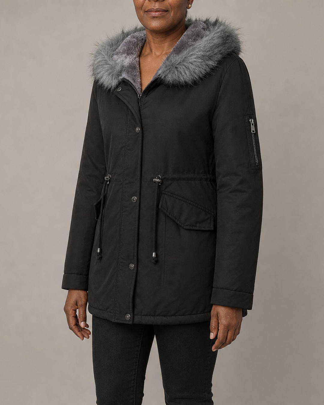 Vivian | Faux-Fur Hooded Parka