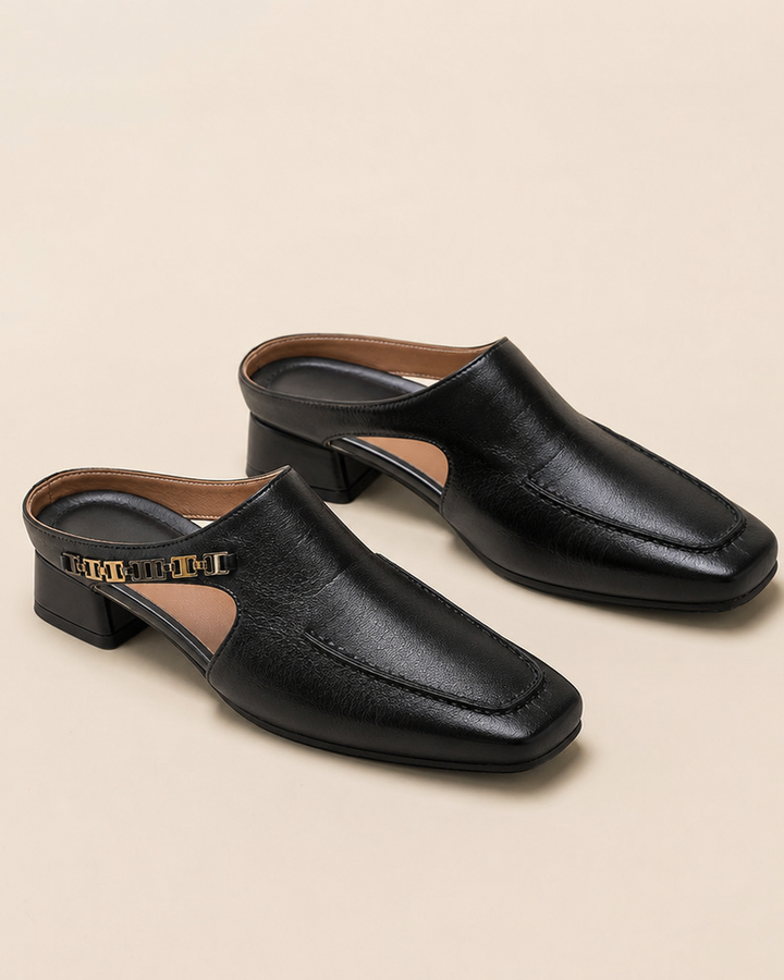 Melissa | Genuine Leather Mules