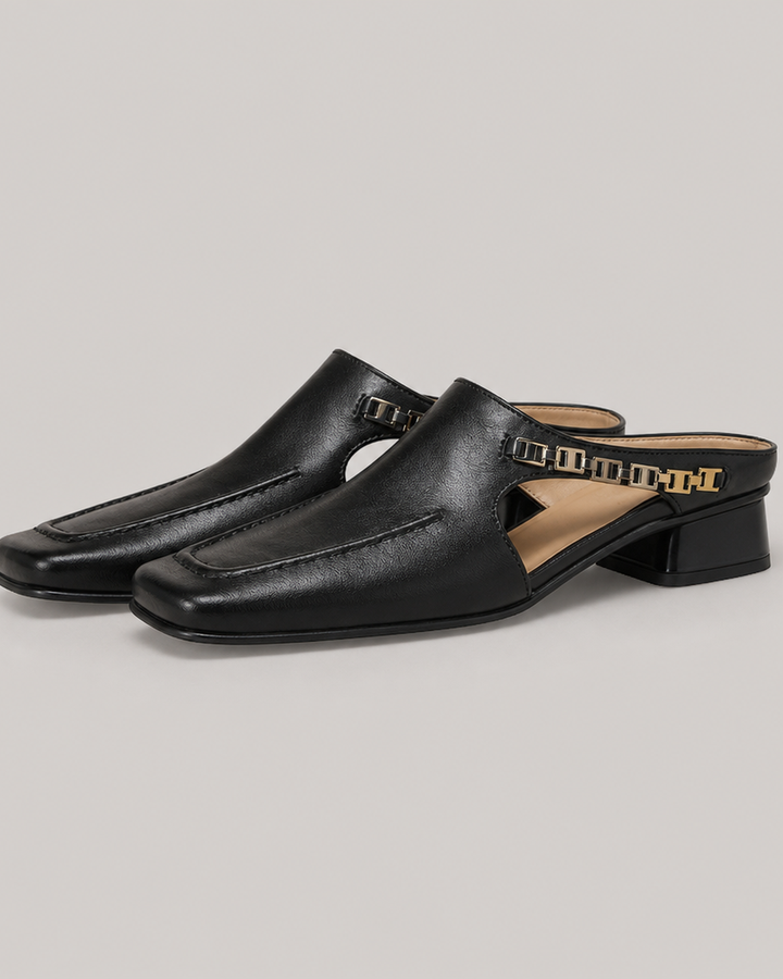 Madeline | Genuine Leather Mules