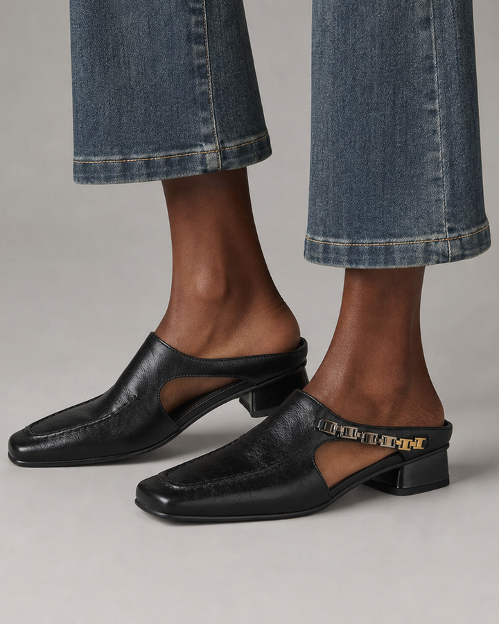 Melissa | Genuine Leather Mules