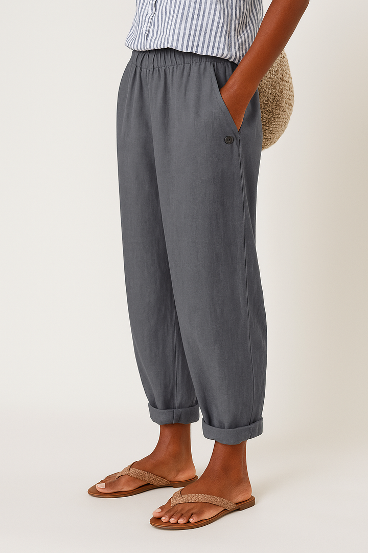 Wanda | Elegant Breathable Everyday Pants — Gray