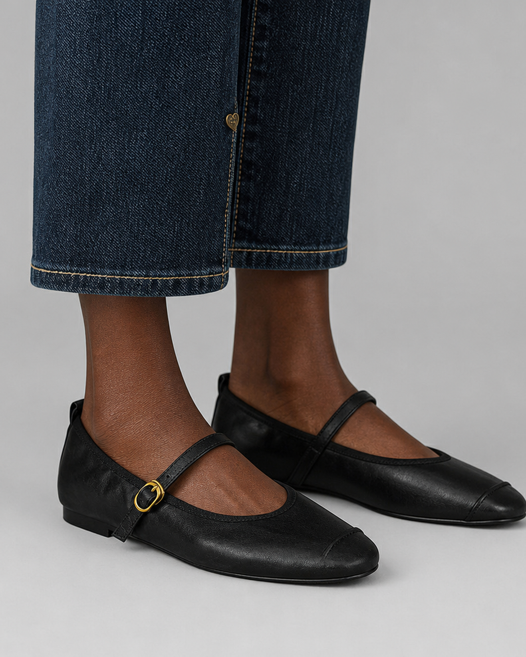 Linda | Leather Flats
