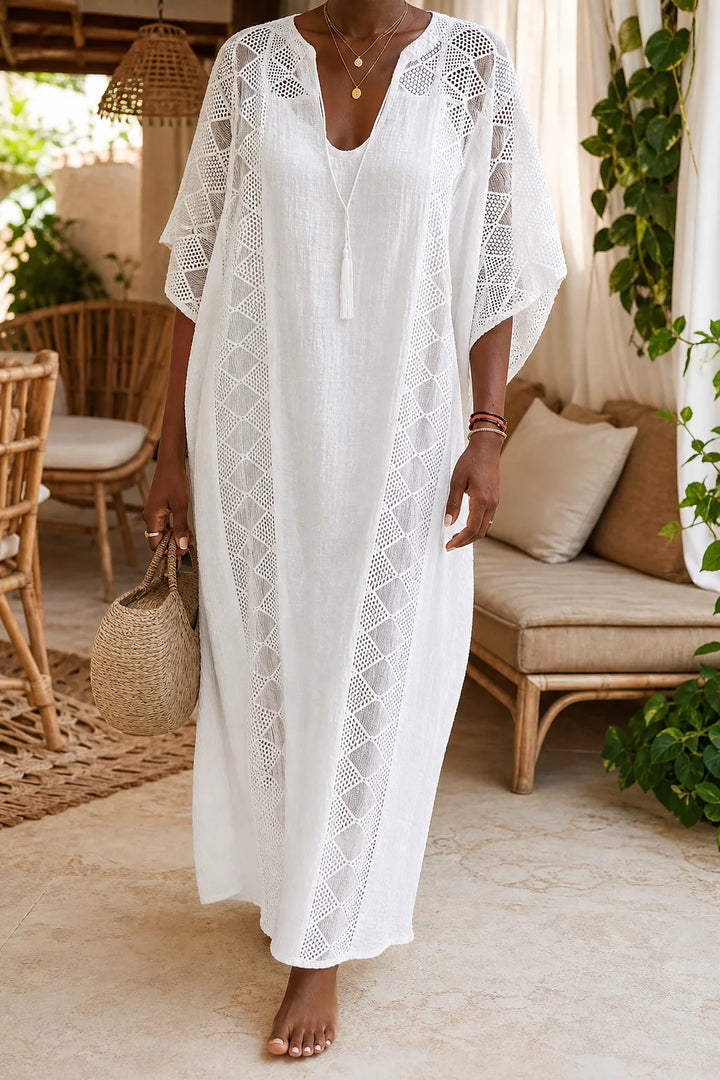 Dalila | Airy Lace-Trim Blouse