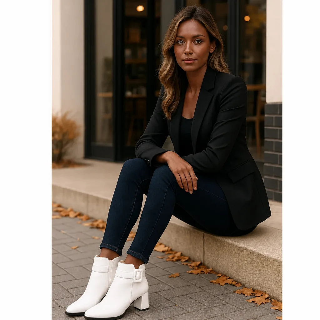 Pauline | Leather Ankle Boots