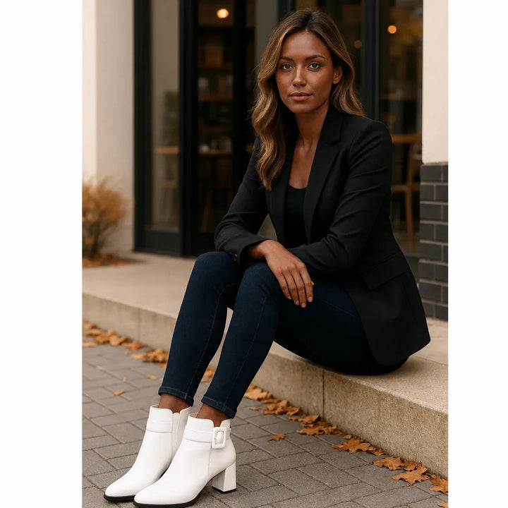 Pauline | Leather Ankle Boots