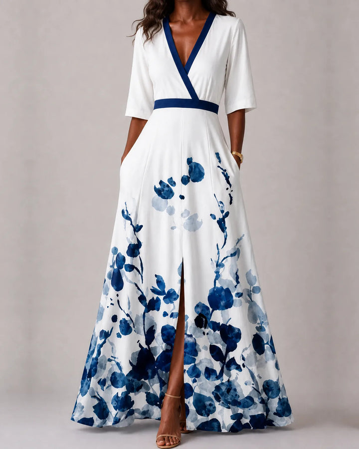 Yael | Chic Floral Print Dress