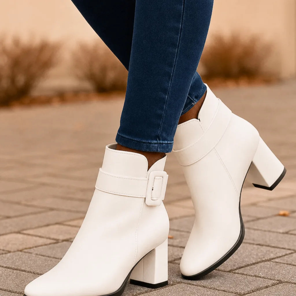 Pauline | Leather Ankle Boots
