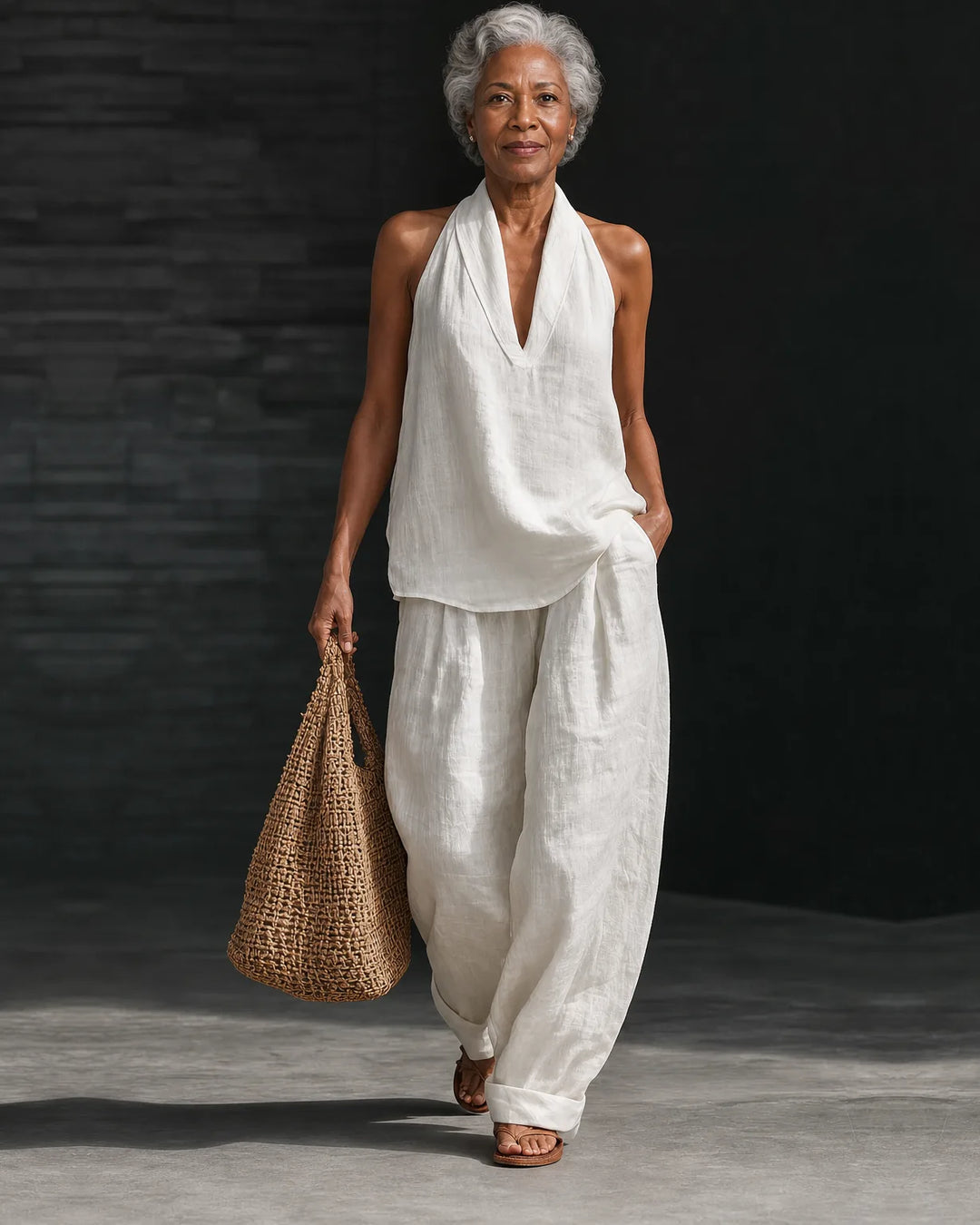 Cerys | Sleeveless Two-Piece Set