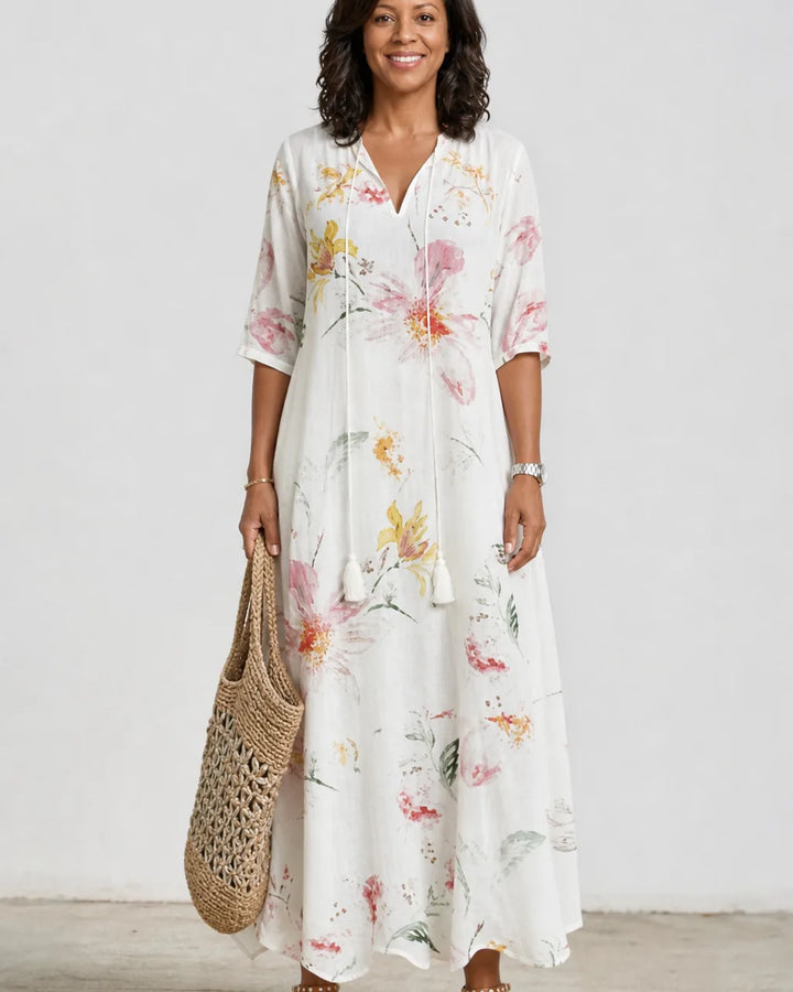 Aaliyah | Boho Vintage Summer Maxi Dress