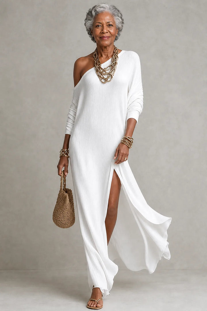 Serina | Fluid One-Shoulder Dress