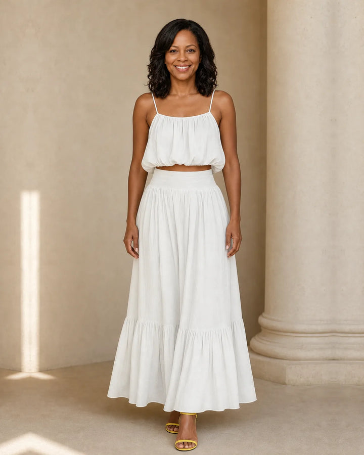 Solana | Tiered Ruffle Maxi Dress