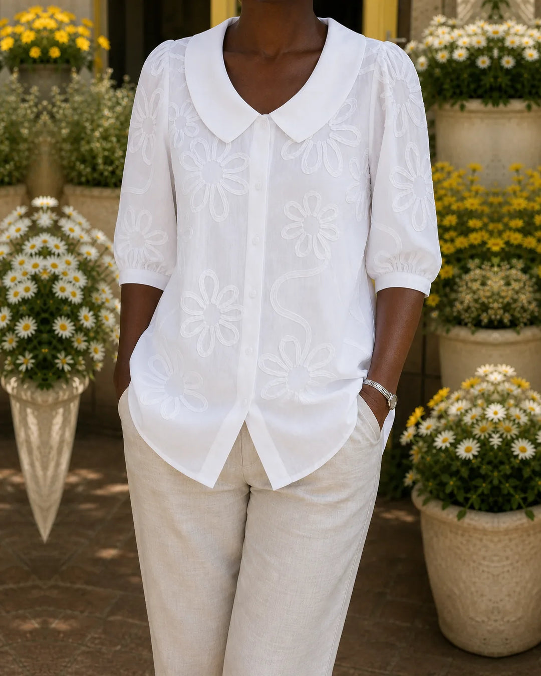 Deja | Elegant Floral Blouse