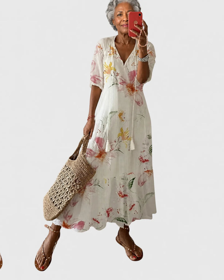 Amalia | Boho Vintage Maxi Dress