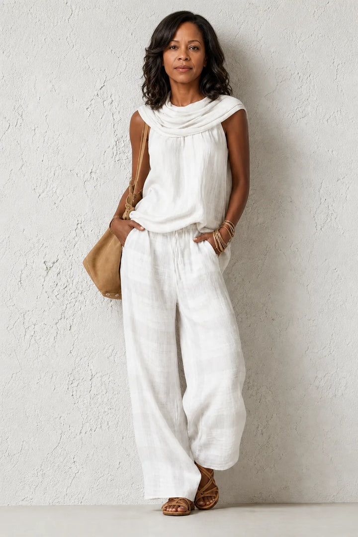 Neema | Relaxed Wide-Leg Two Piece Set
