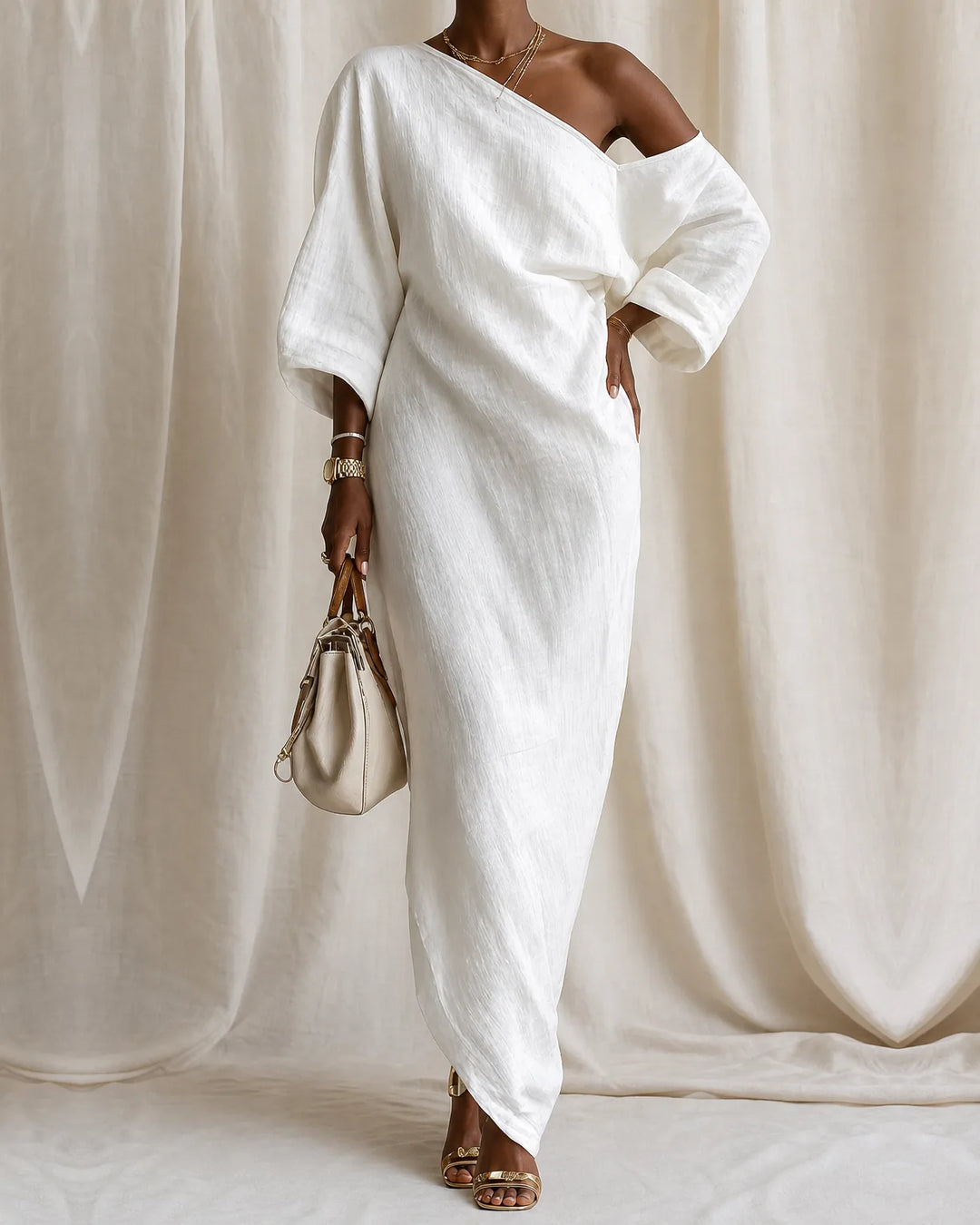 Adira | Chic Off-Shoulder Maxi Dress