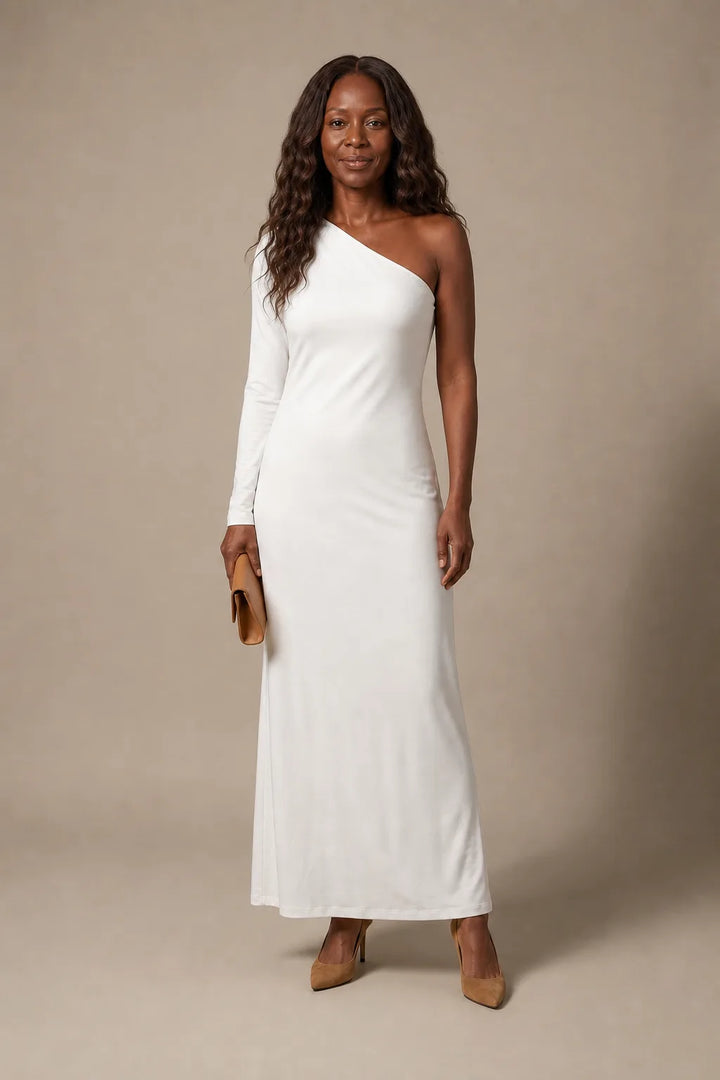 Elva | Fluid One-Shoulder Dress
