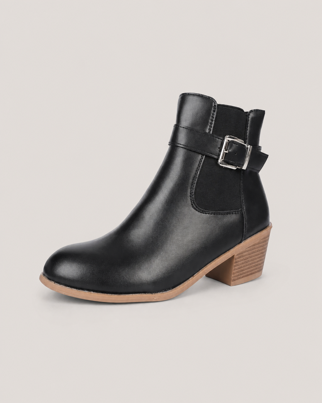 Wilma | Ankle Boots With Buckle And Square Heel