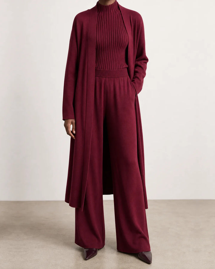 Kamora | Three-Piece Knit Set