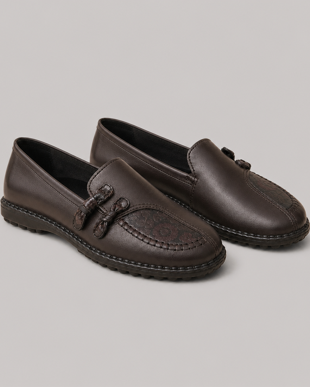 Cathy | Floral Detail Comfort Loafers