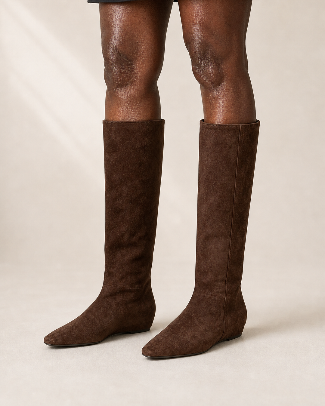 Inez | Hidden-wedge Over-the-knee Pull-on Boot worn