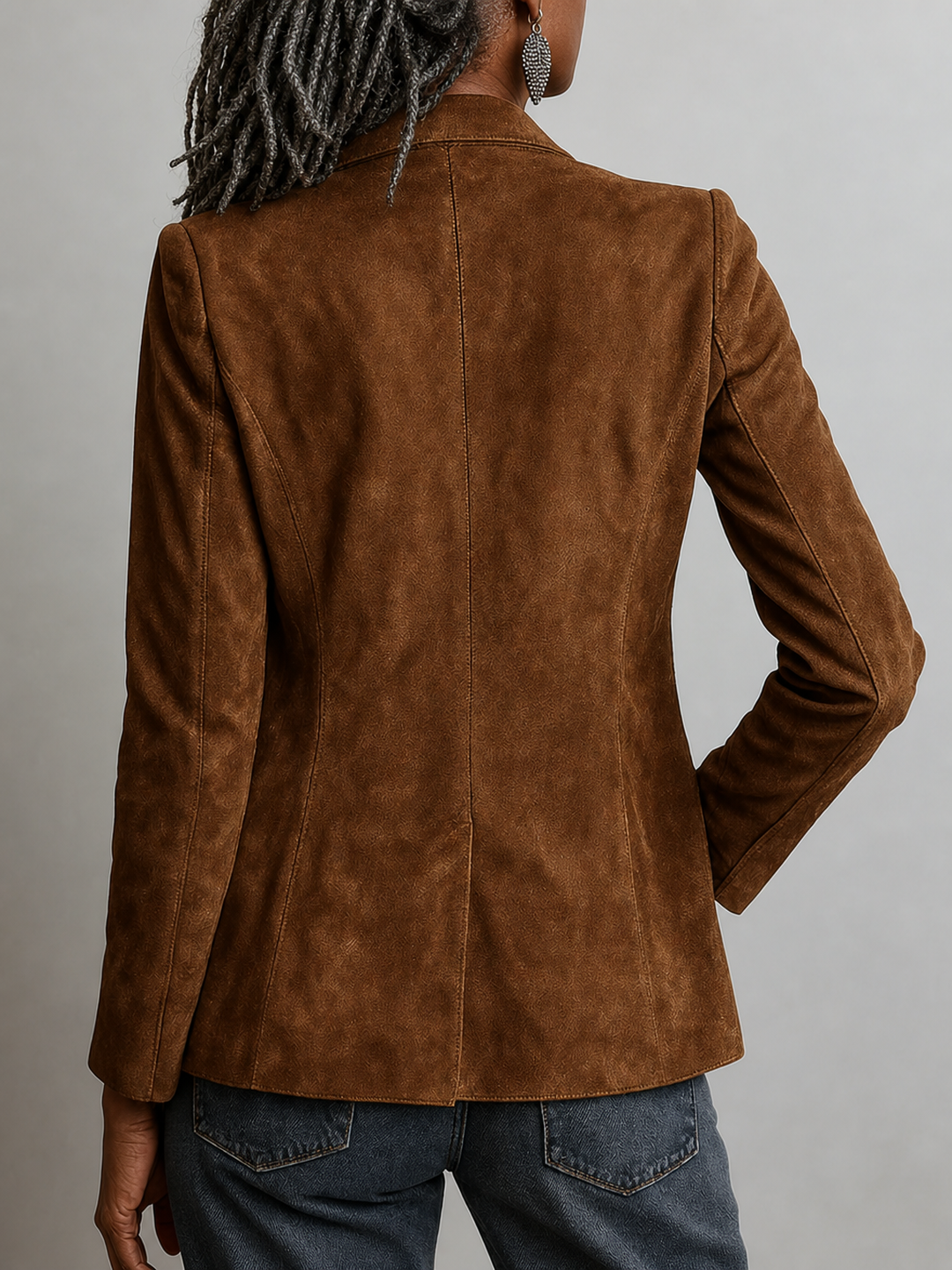 Verbena | Vintage Brown Blazer