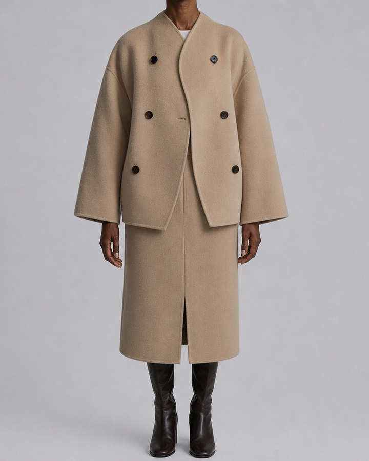 Women | Oversized Double-Breasted Coat