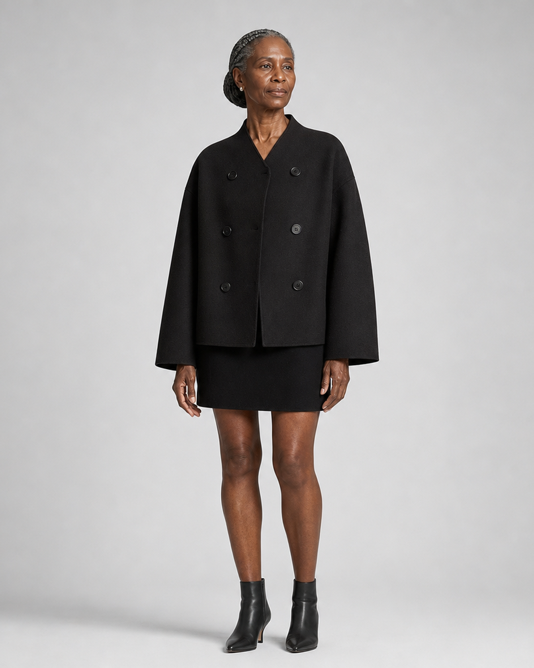 Women | Oversized Double-Breasted Coat