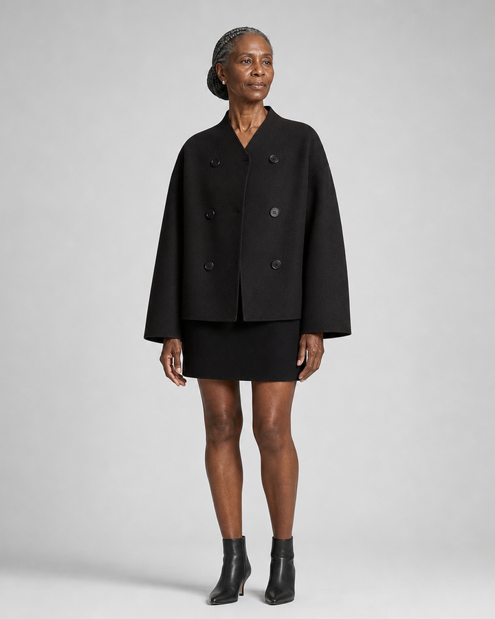 Women | Oversized Double-Breasted Coat