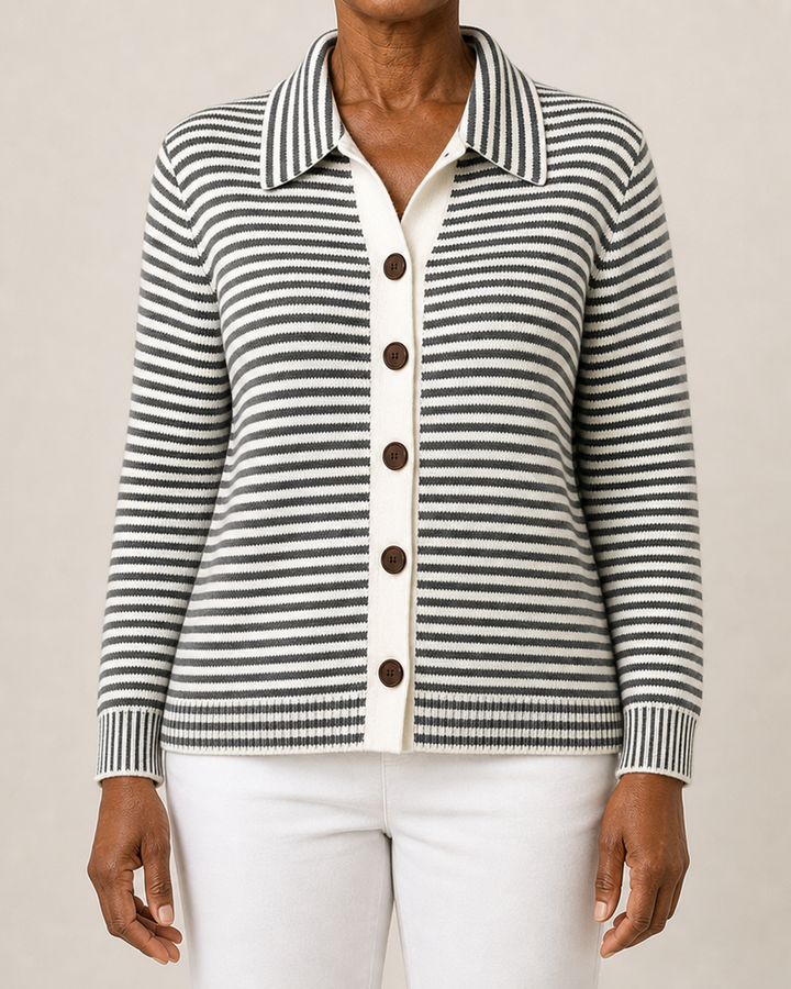 Wren | Striped Knit Cardigan