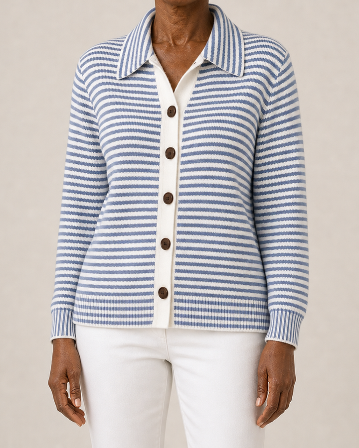 Wren | Striped Knit Cardigan
