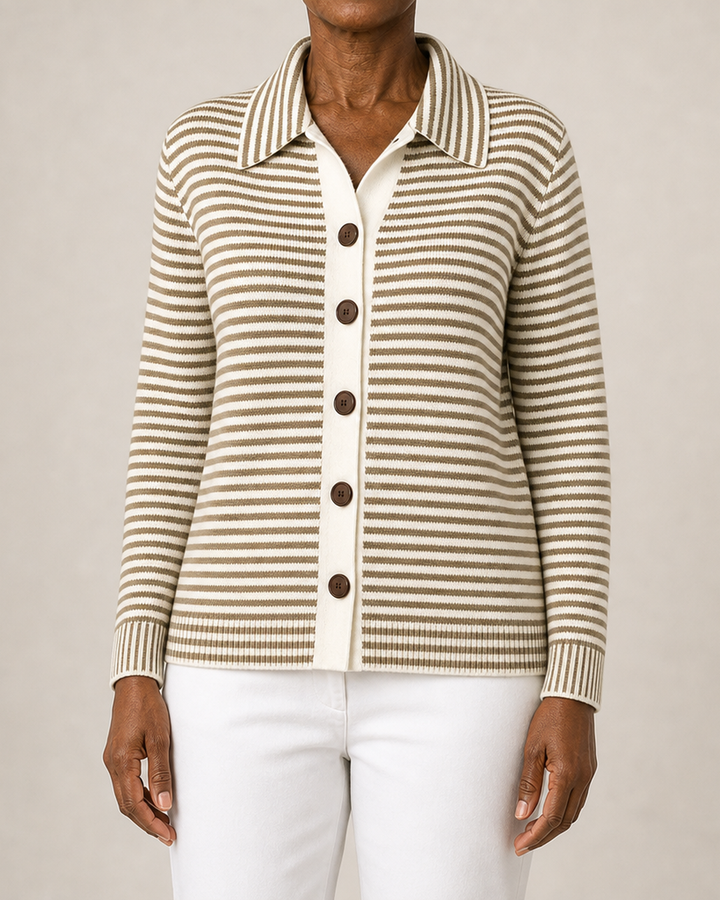 Wren | Striped Knit Cardigan