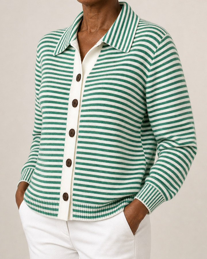 Wren | Striped Knit Cardigan