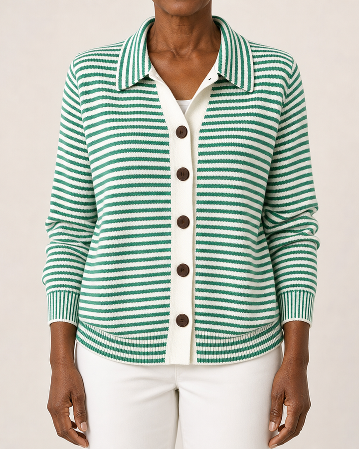 Wren | Striped Knit Cardigan