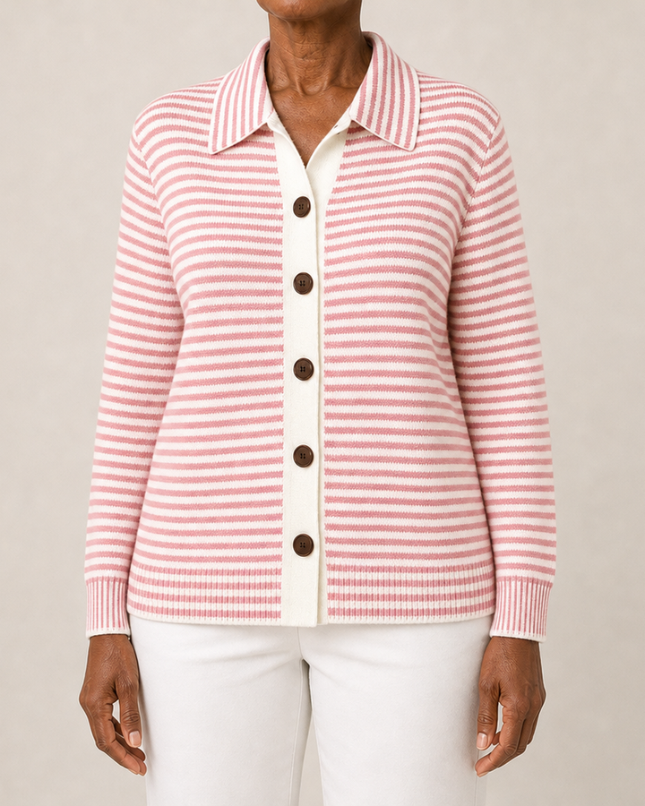 Wren | Striped Knit Cardigan