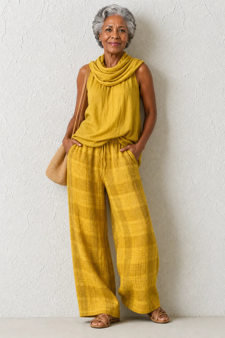 Ifedayo | Relaxed Wide-Leg Two Piece Set