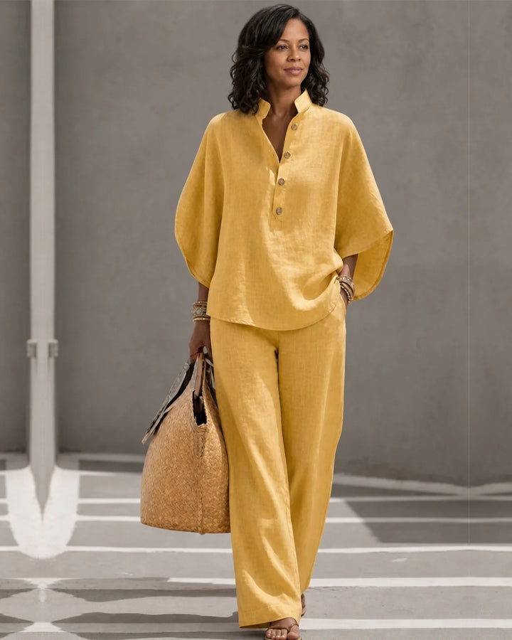 Sophie | Batwing Linen Set