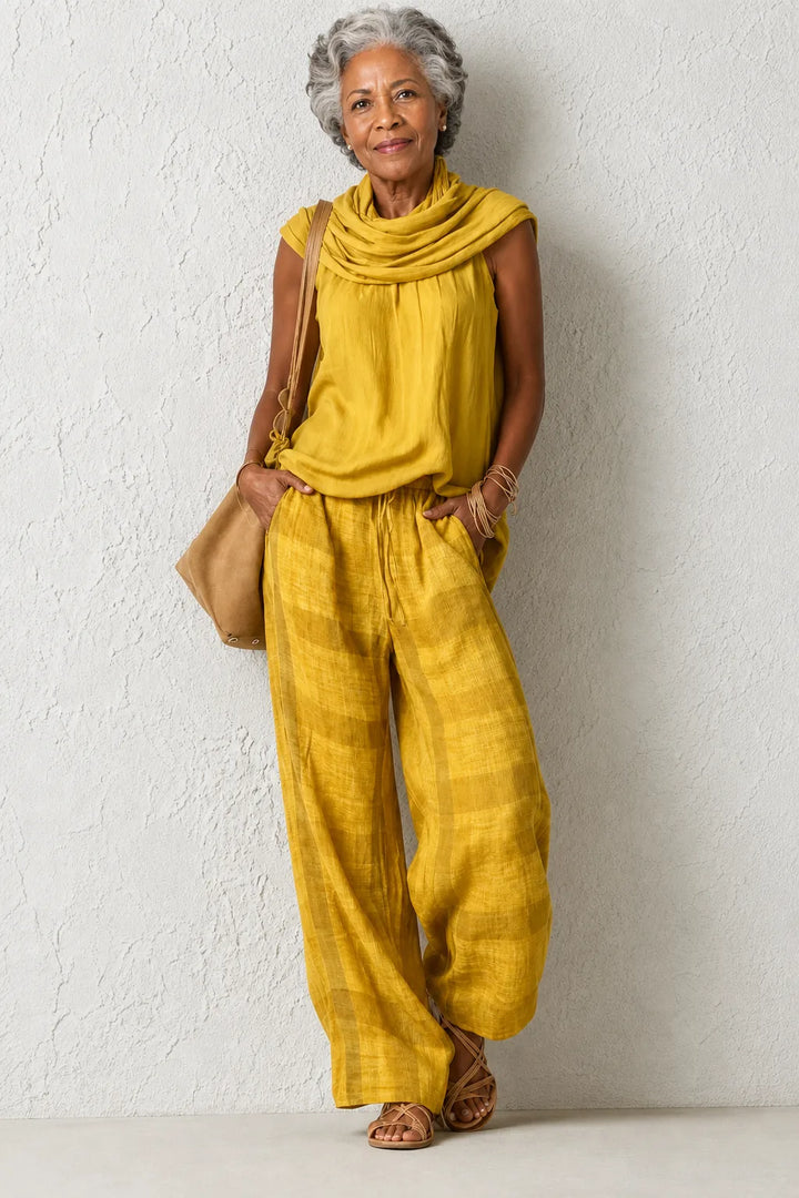 Ifedayo | Relaxed Wide-Leg Two Piece Set