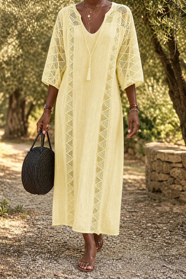 Dalila | Airy Lace-Trim Blouse