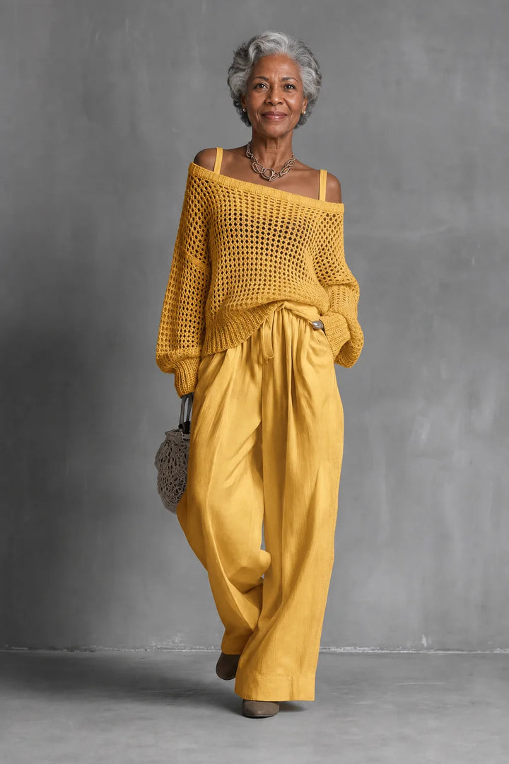 Claribel | Off-Shoulder Wide-Leg Set